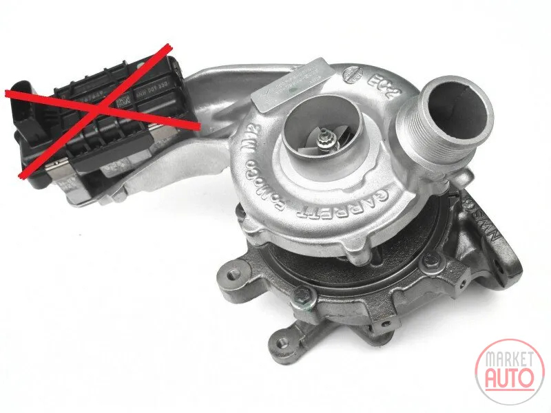 Turbocharger Remanufactured without actuator (GARRETT-LEFT SIDE)