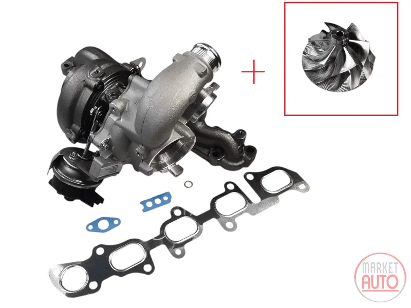 Turbocharger new with billet compressor wheels -NRGS