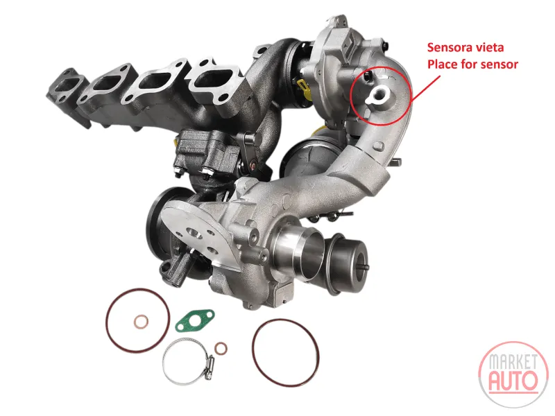 Turbocharger new with billet compressor wheels -NRGS