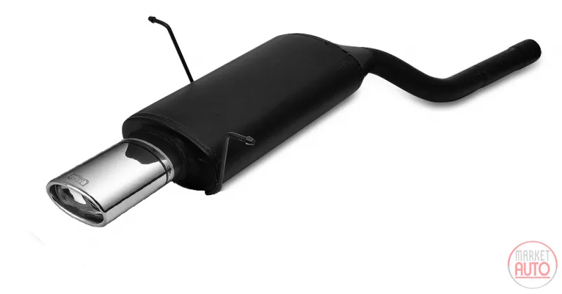 Terminal de escape deportivo BMW E46 6 cyl single inlet pipe, jedna rura dolotowa